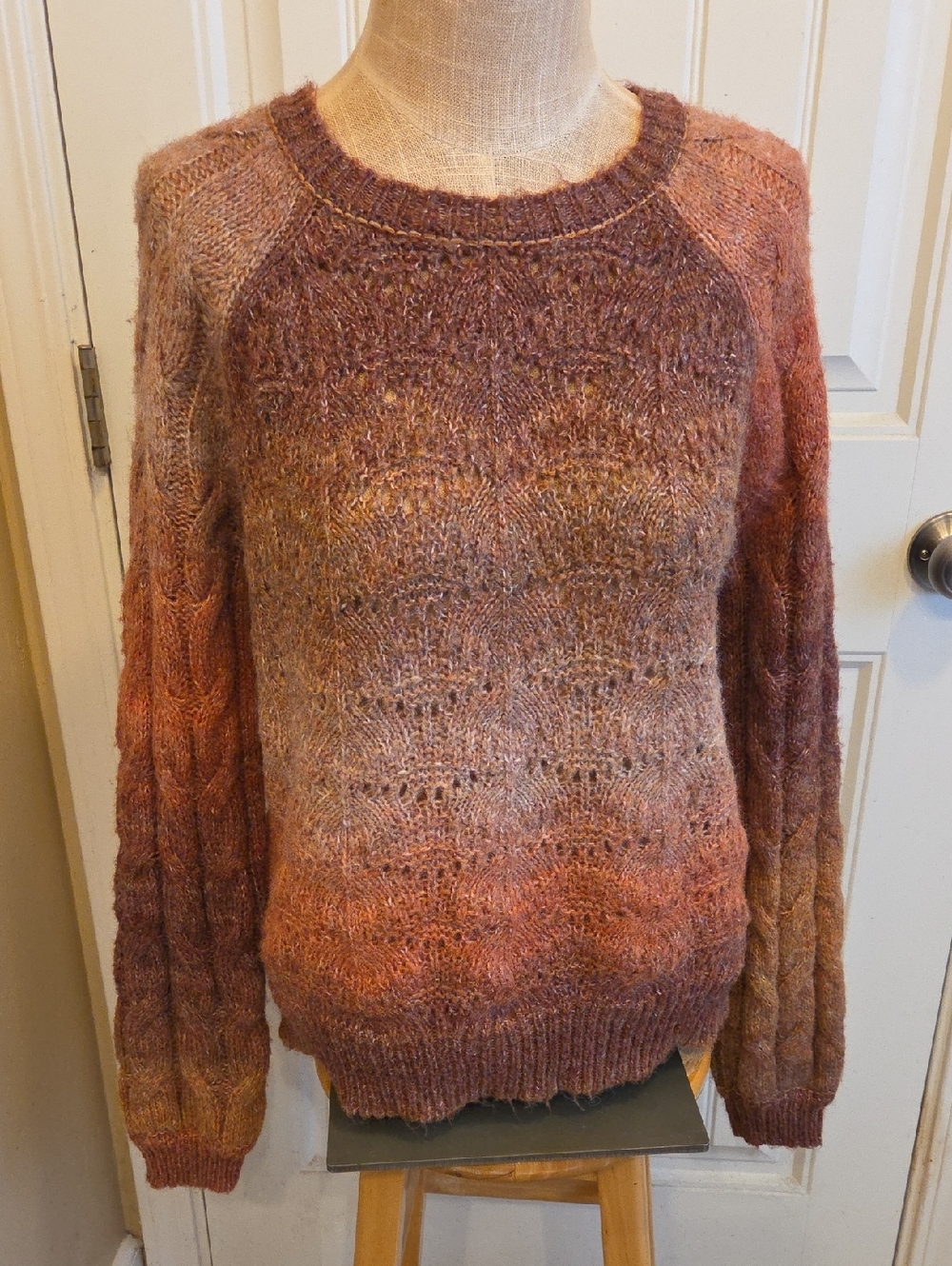 Knox Rose Ombre Crewneck Sweater
